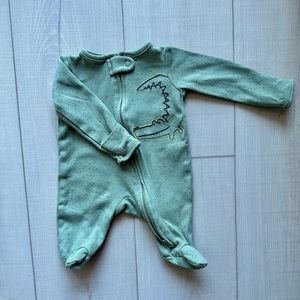 Carter’s Just One You Baby Boys Alligator Footed Pajamas - NB
